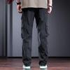 Men's Ice Silk Loose Straight Cargo Pants