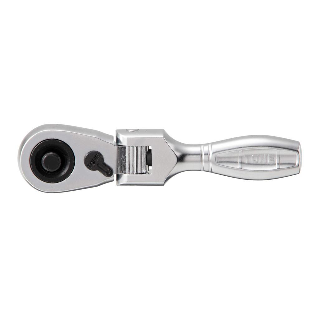 TONE Compact Short Swivel Ratchet Handle Drive (Hold Type) RH4FCHS, 12.7mm (1/2")