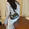 Women's Crossbody Bag, Comes with a Pendant. Crescent-shaped Shoulder Bag, Suitable for Daily Wear, Shopping, and Dates, Sweet and Cool Style.