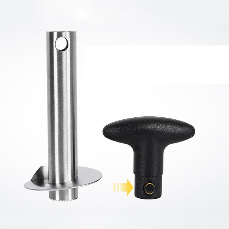 Spot Edelstahl Ananas Schäler Ananas Entkerner Schneider Fruchtschneider Einfacher Schäler Küchenhelfer Lieferung Schnell