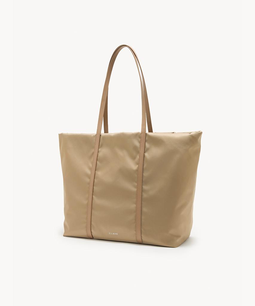 Clave Amelia Beige Tote Bag