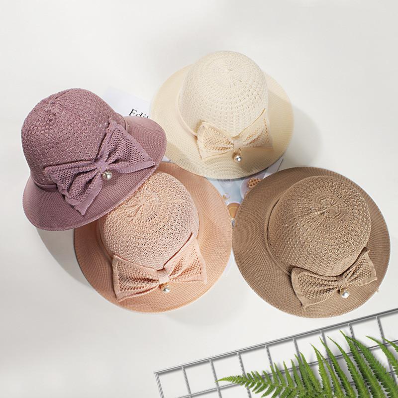 Summer Sun Hat With Wide Brim Breathable Straw Hat For Outdoor Beach Vacation
