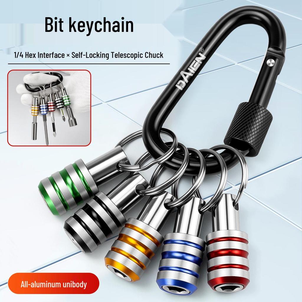 Daten Bit Aufbewahrung Schlüsselanhänger Sechskant Schaft Verlängerungshülse Adapter Werkzeugsatz
