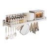 Kitchen Countertop Microwave & Spice Storage Rack