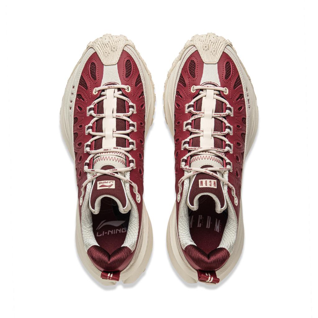 Li Ning Medm X  Explorer Crc Collaboration Version Trendy Versatile Non-Slip Wear-Resistant Low-Top Casual Shoes Unisex Casual Shoes AZGV031-7