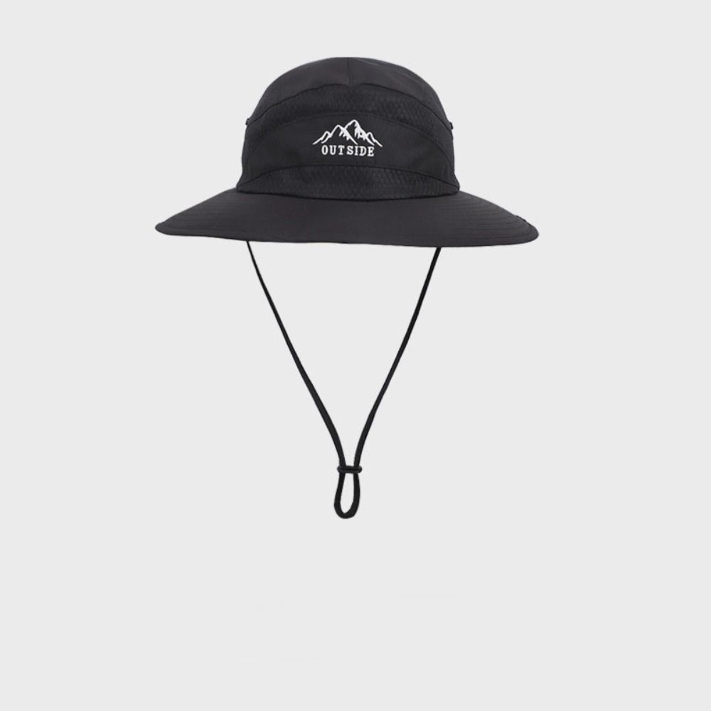 Quick-dry Folding Bucket Hat Waterproof Hiking Cap Simple Men Fisherman's Hat  Sports
