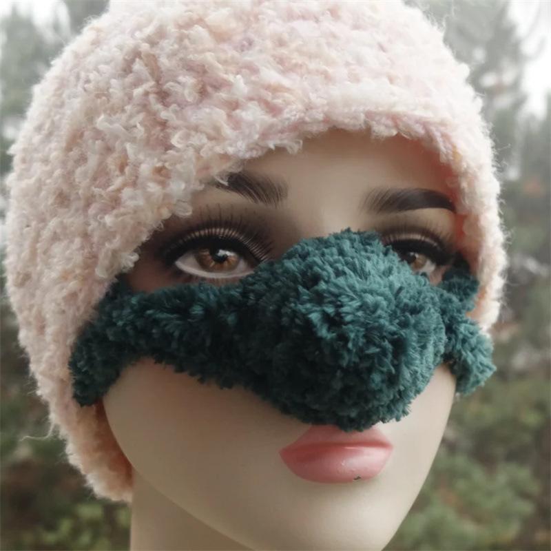 New Handmade Woven Nose Cover Warm Creative Gift Warm Windproof Loving Nose Mask