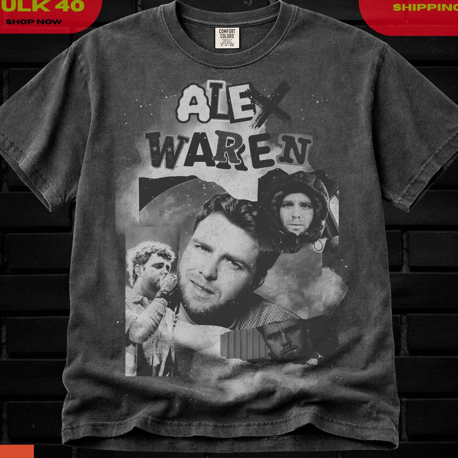 Alex Warren Merch, Smoke Collage, Alex Warren Shirt, Merch 2026 Alex Warren, Vintage Comfort Colors Oversized Shirt, Alex Warren Fan Gift 2XL