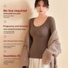 Pregnant Women's Autumn and Winter Thickened Thermal Underwear, Postpartum Breastfeeding During Pregnancy