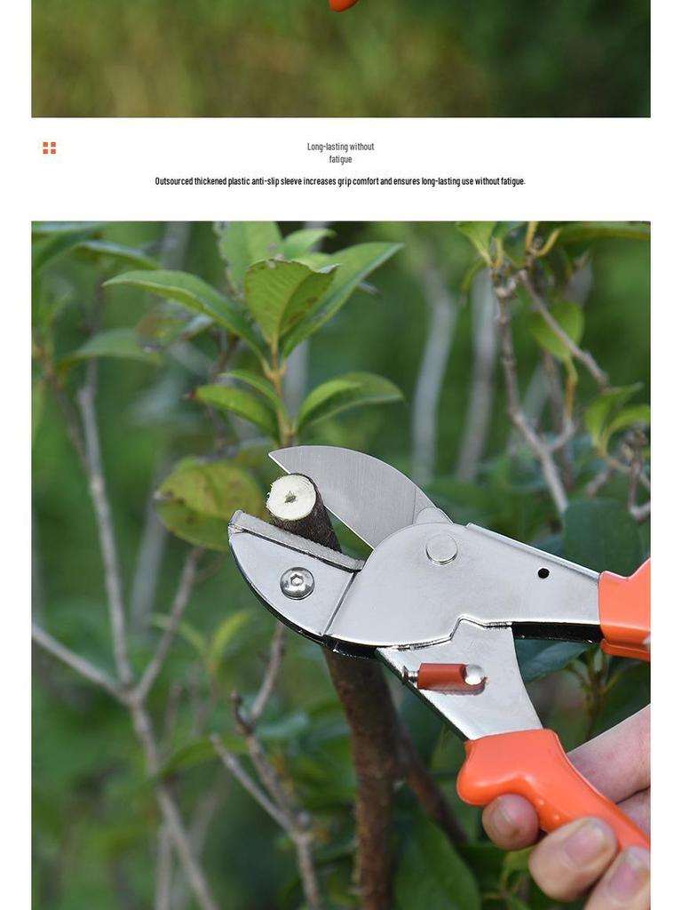 High-Performance SK5 Steel Pruning Shears for Thick Branches and Garden Use