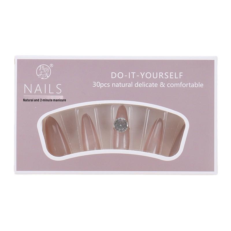 Capsules d'ongles portables faites à la main à paillettes œil de chat haut de gamme - Style d'art d'ongle pur et sexy