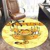 Garfield,CartoonCat Chair Mat Round Rug Office Carpet, Non Slip, Suitable for Living Rooms, Bedrooms,Decor1205785a