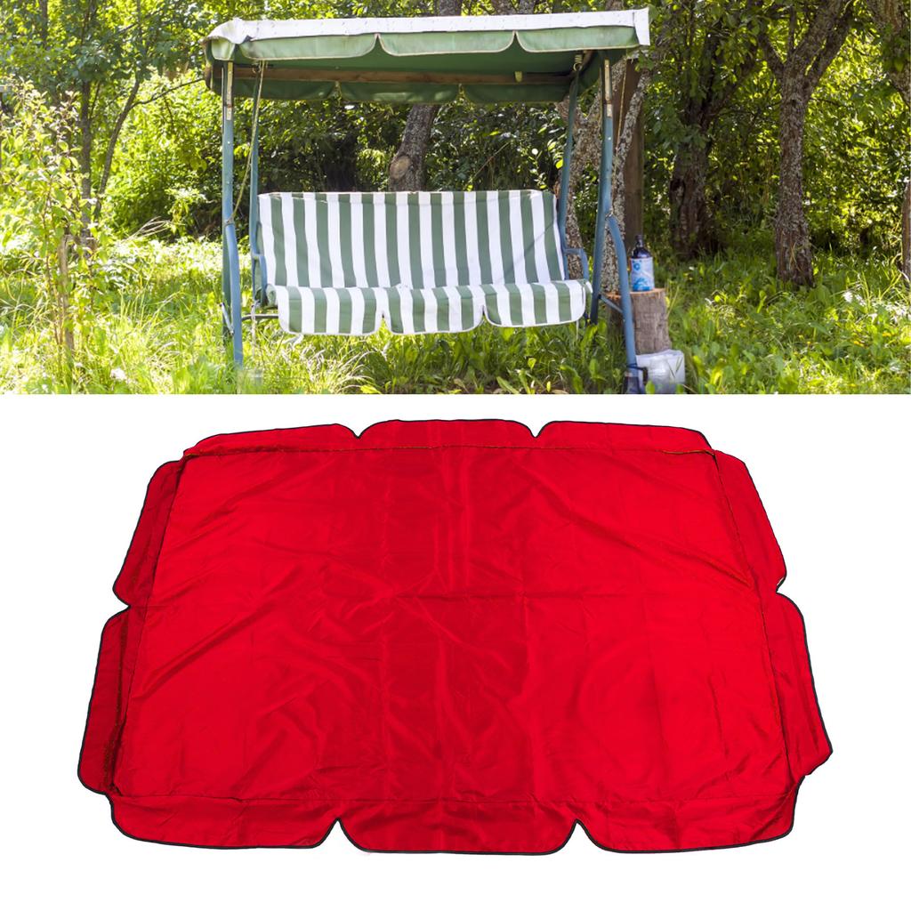 Swing Canopy 600D Silver Coated Oxford Cloth Waterproof Swing Top Cover for Outdoor