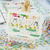 Masking tape 12-piece set cute washi beautiful painting gold foil DIY craft journal planner scrapbook wrapping gift decoration (basic pattern)