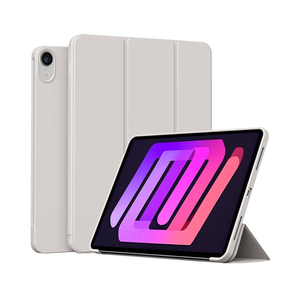 For iPad Mini 7 A17 Pro /iPad Mini 6 8.3 Inch Mini 7th/6th Gen Case, Magnetic Flio Smart Cover Soft Silicone Back Shell