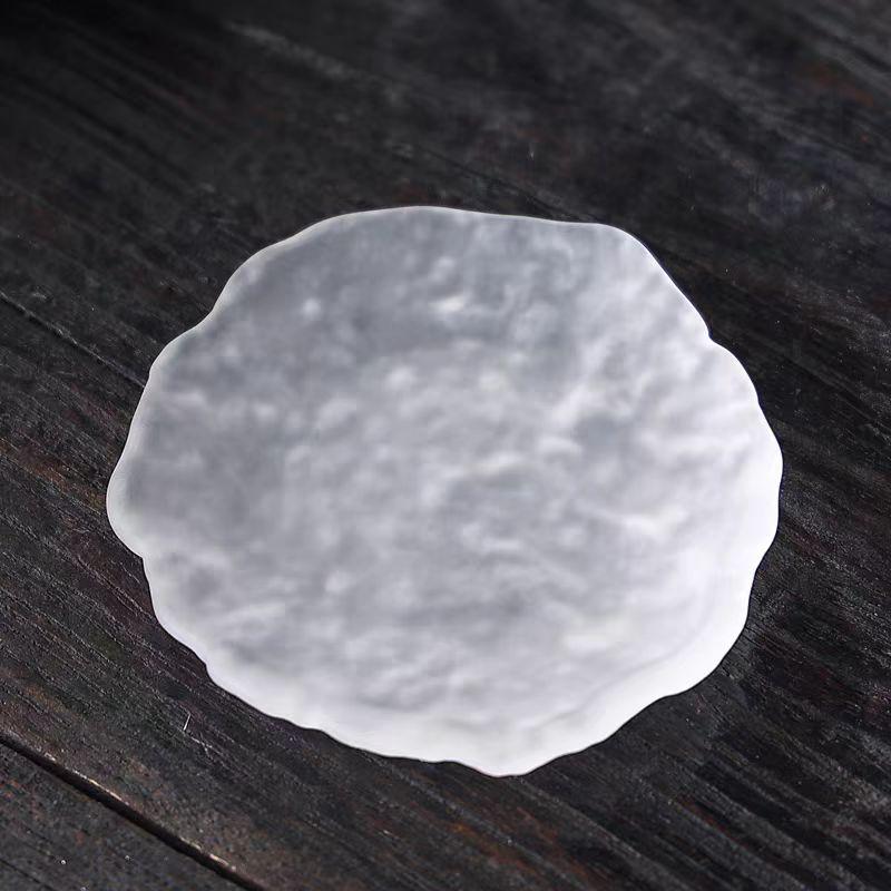 Glacier Glass Dessert & Snack Plate Set
