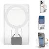 Scratch-resistant For MagSafe Wallet Transparent Simple Phone Magnetic Card Holder Solid Color for iPhone 17 16 15 14 13 12 11