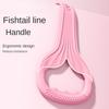 Tensile Device for Women with Open Back Stretch Belt for Fitness Practice Yoga Eight-figure Elastic Rope Silicone Mermaid Eight-figure Tensioner