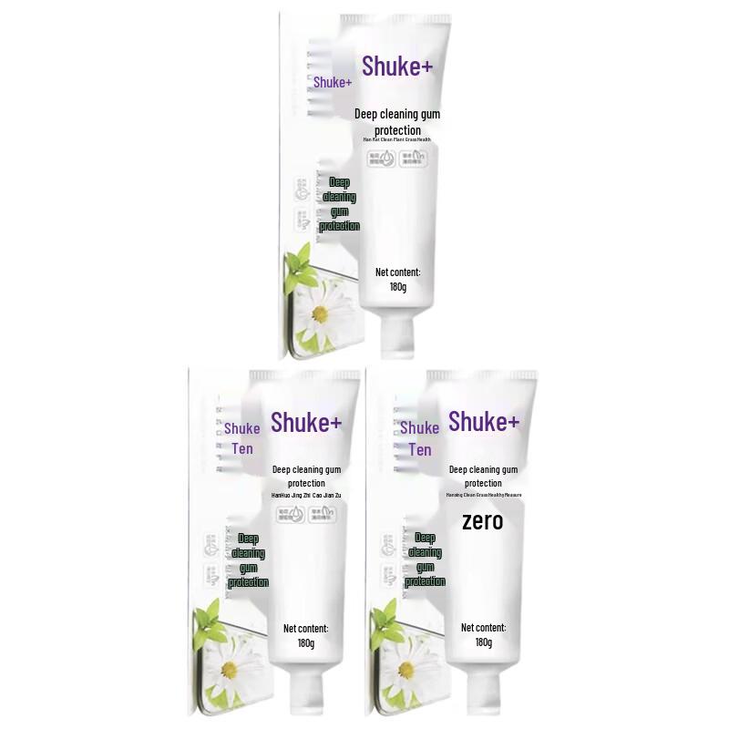 Shuke Deep Clean Gum Protection Toothpaste (3 x 180g)