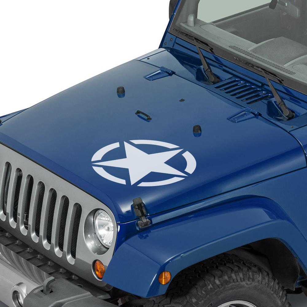 Samolepky na kapotu auta Vinylové nálepky na auto Pro Jeep Compass Cherokee Renegade Wrangler JK JL CJ 4x4 Tuningové příslušenství