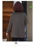 Spring and Autumn 2026 Women's Lapel Jacket - Stylish & Loose Fit for Middle-Aged & Elderly