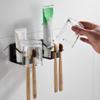 1 Pcs Toothbrush Toothbrush Holder Accessories Black
