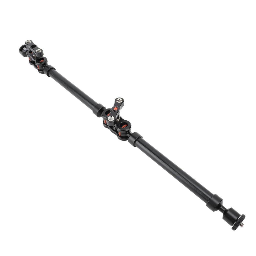 Camera Mount Adjustable Arm 530mm Double Section Extension Metal Articulated Arm Stand