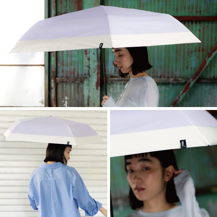 Sun Airlight Light UV Suitable for both sunny and rainy Lavender x Wpc. Umbrella, Parasol, 60cm, 100% Blocking, 100% Protection, days, 801-18345-102