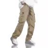 Men's Canvas Cargo Cargo Pocket Trousers
