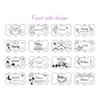 Personalized Customized Cute Pet Name Tag Stainless Steel Pet Cat And Dog Name Card Pet Collar Pendant Name Tag