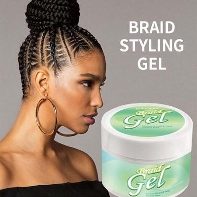 250 ml Traktion Alopezie Styling Flechtgel Kantenkontrolle Haarformungscreme Biotin Anti-Bruch Haarwachs Anti-Haarausfall Haarpflege