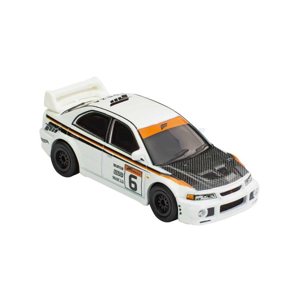 Hot Wheels Retro Entertainment FORZA HORIZON 5 Mitsubishi Lancer Evolution VI 3 and HCP11 White (Ages Up)