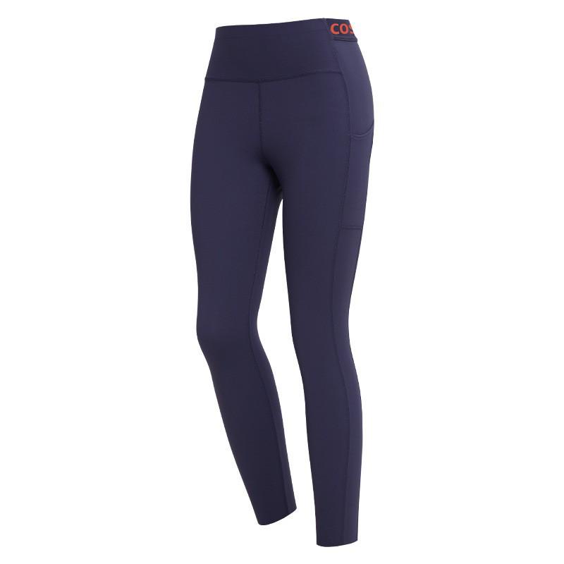 

Женские эластичные тайтсы для бега с высокой посадкой и двойными боковыми карманами, большого размера, фитнес-спортивные брюки с эффектом лифтинга бедер. XL