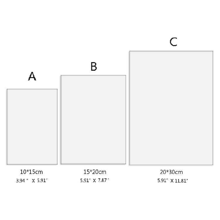 3X Sublimation Blank Aluminum Metal Sign for Heat Press Transfer Printing Photo