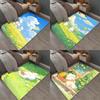 Warm and Healing Cartoon Rabbit Print Carpet for Home Living Room Bedroom Sofa Doormat Decor Large Area Rug Non-slip Floor Mat