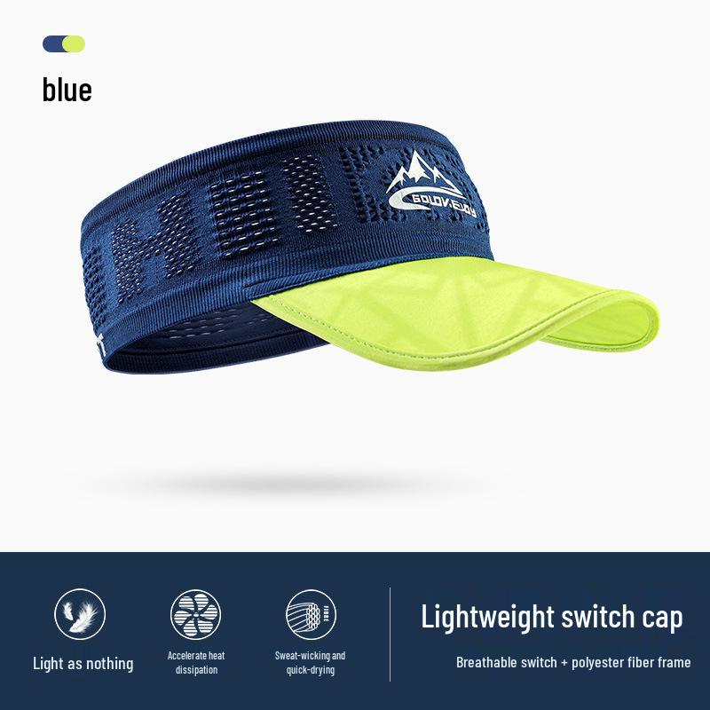 Summer Sports Visor: Lightweight, Breathable, Quick-Dry Sun Protection for Running, Training, Tennis, and Marathons