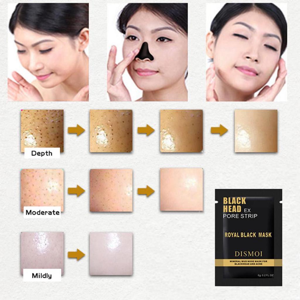 Masque Peel-off noir purifiant, nettoyant pour le visage, dissolvant de points noirs, masque pour le nez