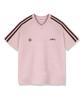 Keuloseudas Black Mark Track V-Neck Short Sleeve T-Shirt 4 Colors [Crsv_1002]