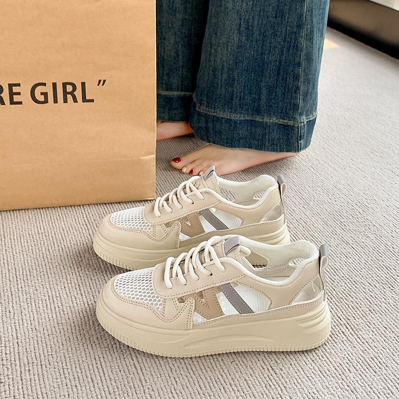 

CRLAYDK Fashion Women s Sneakers Hollow Out Casual Tennis Summer Breathable Sports Shoes Mesh Walking Anti Slip Trainers 40