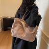 Lightweight Large Capacity Commuter Tote Bag Solid Color Shoulder Bag