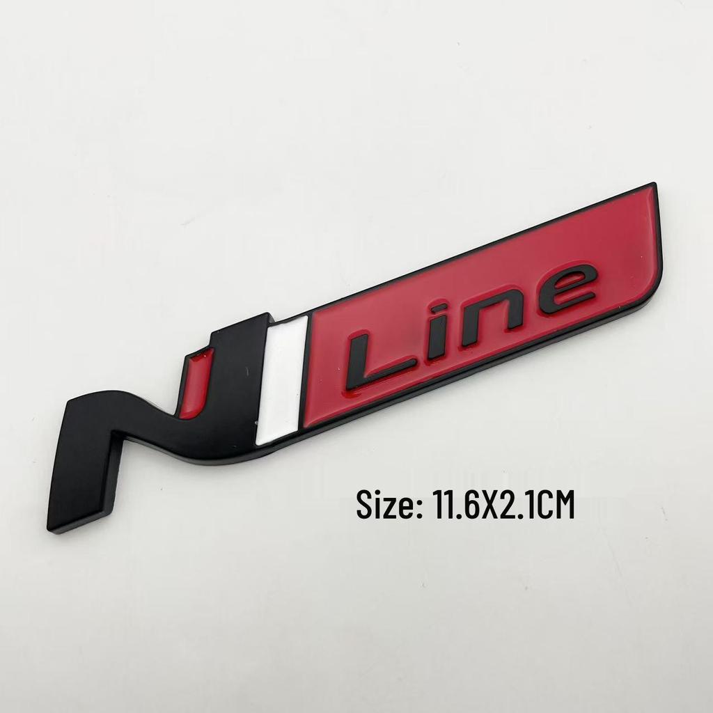 Hyundai Elantra Nline Sport Metal Car Emblem for Side or Tail Modification
