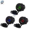 Car Charger Dual USB Port Multifunction LED Digital Display Voltmeter Waterproof Mobile Phone Smart Charging Socket Adapter