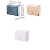 Large Capacity Paper Towel Dispenser No Punch Space Saving Tissue Box Holder Waterproof Wall-mounted Tissue Box Bedroom