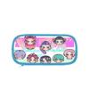 Student Blue Double-layer Pencil Case Kpop/ Witch Hunting Girl Group Student Storage Stationery Bag Pencil Bag