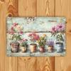 Letrero de Lata Vintage Decoración de Pared Placa Metálica Retro Arte para el Hogar