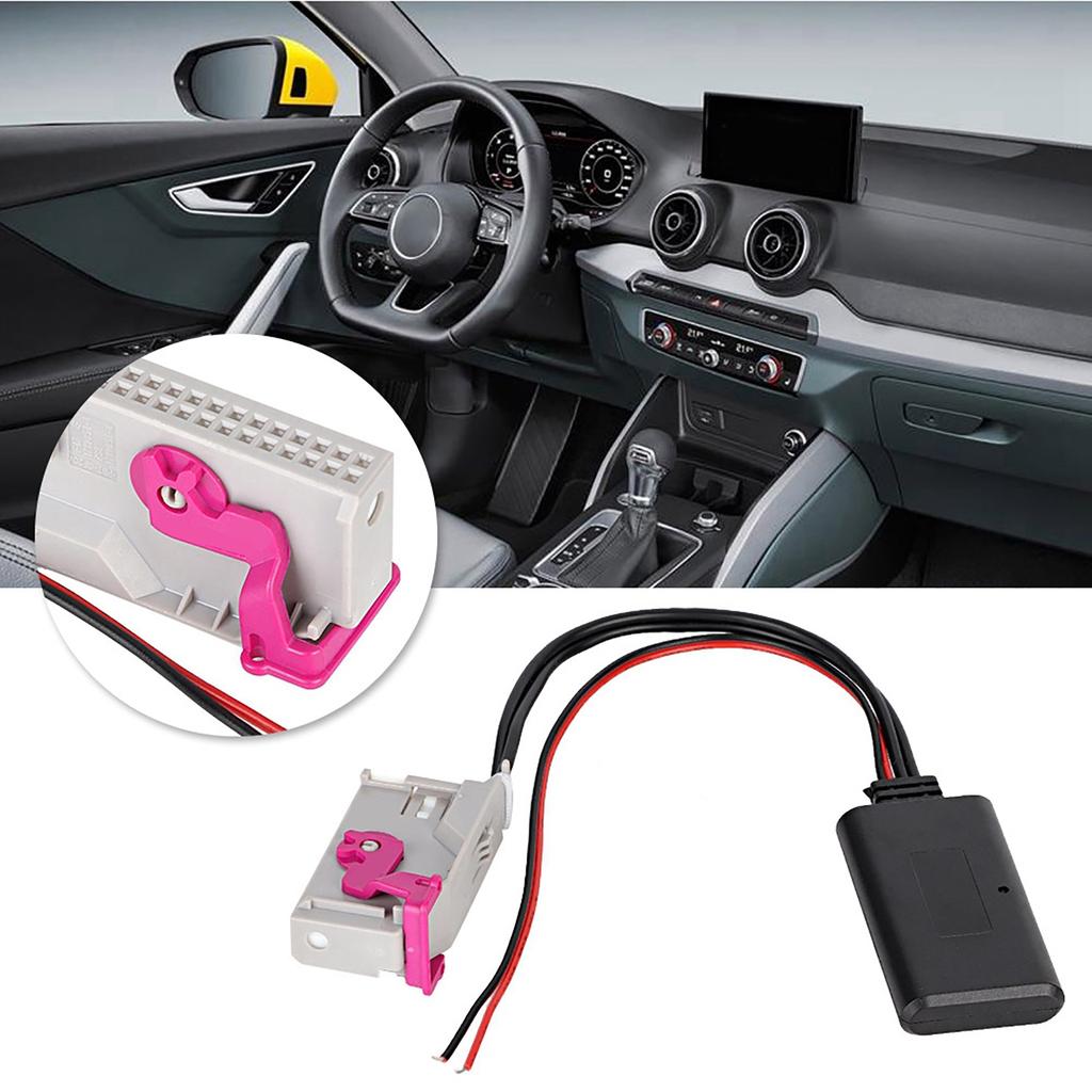 32Pin Cable Adapter Aux Car Bluetooth Kit Fit for A3 A4 A6 A8 TT R8 RNSE
