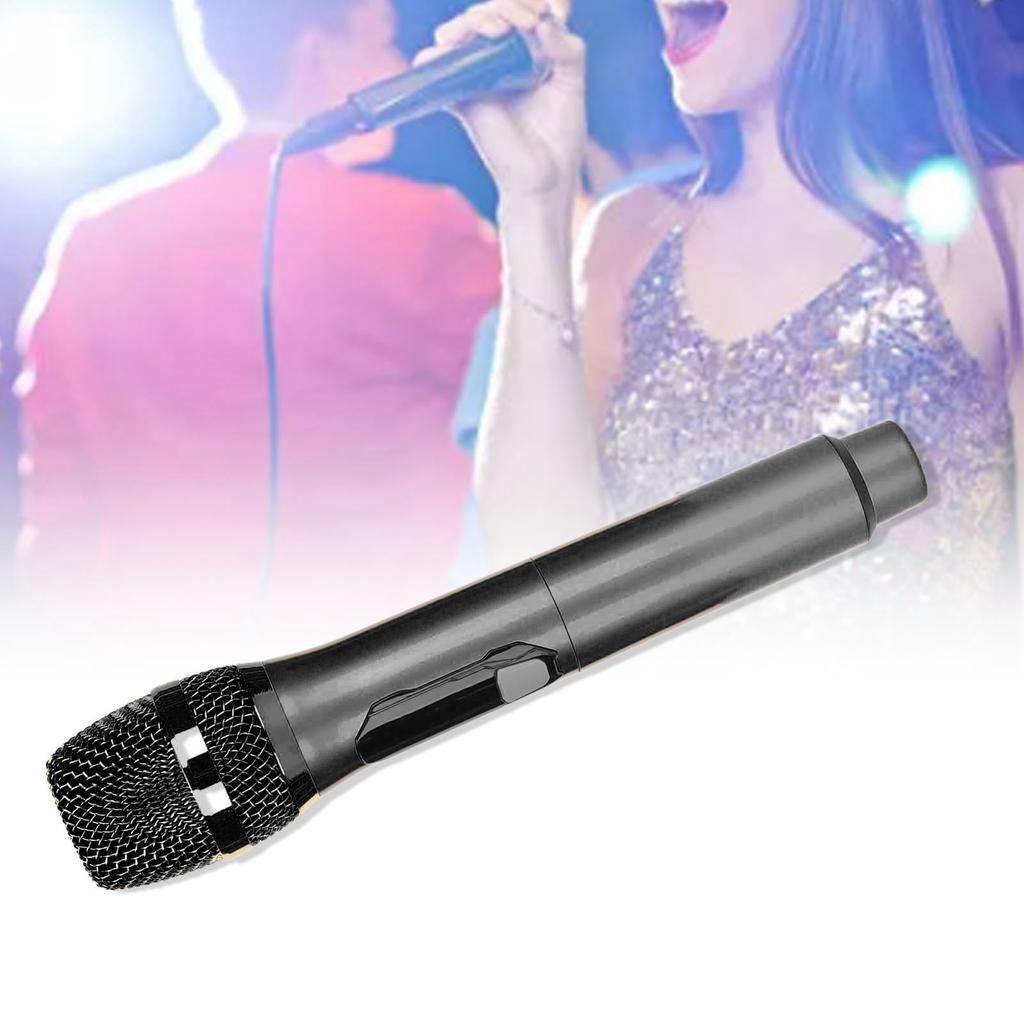 Home Wireless Microphone 1 for 1 30Hz To 20KHz Handheld Microphone with LED Screen for Outdoor Home Conference