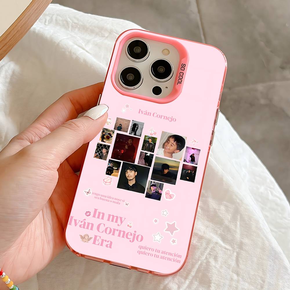 

I-Ivan C-Cornejo Phone Case For iPhone 16,15,14,13,12,11,Pro,Max,Plus,Mini,SE Anti Fall Pink Matte Hard Bumper iPhone12