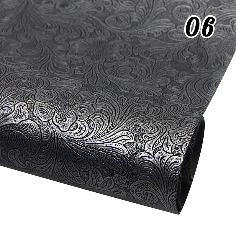 30x137cm Geometric Pattern Faux Leather PVC Synthetic Leather Fabric Sheets DIY Earrings Bags Sofa Furniture Making Crafts