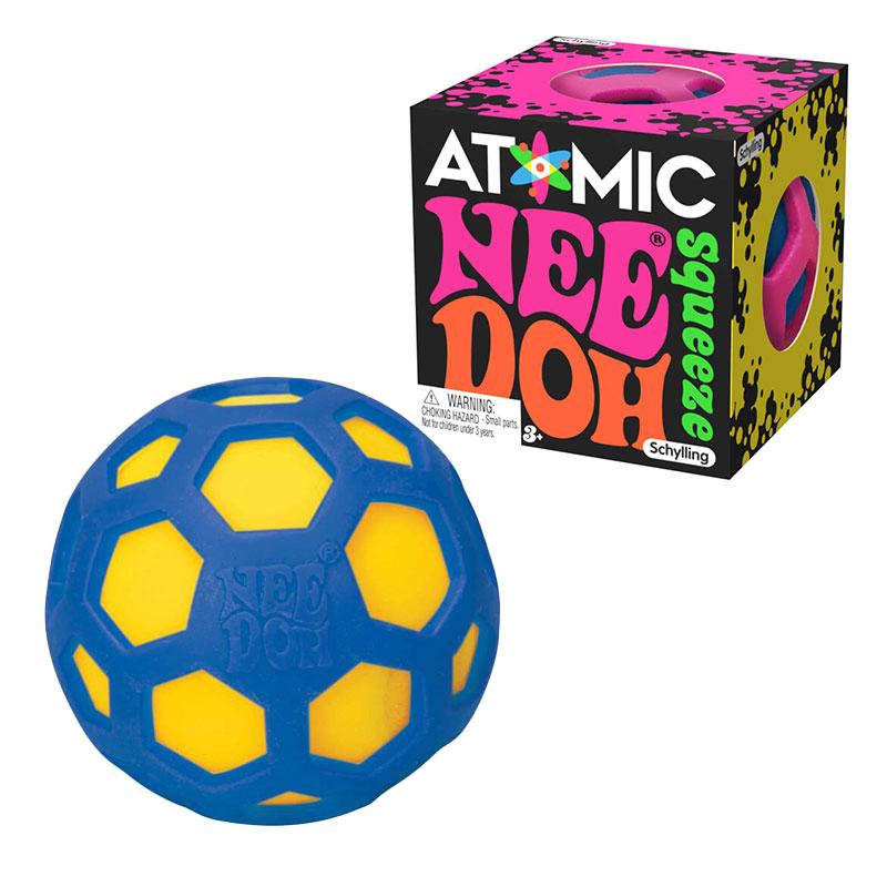 Schylling Needoh Atoomvormige Stressverlichtingsbal Maltose Knijp Fidget Speelgoed Blind Box Emotionele Ontspanning Feestcadeaus voor Volwassenen Nieuw blauw